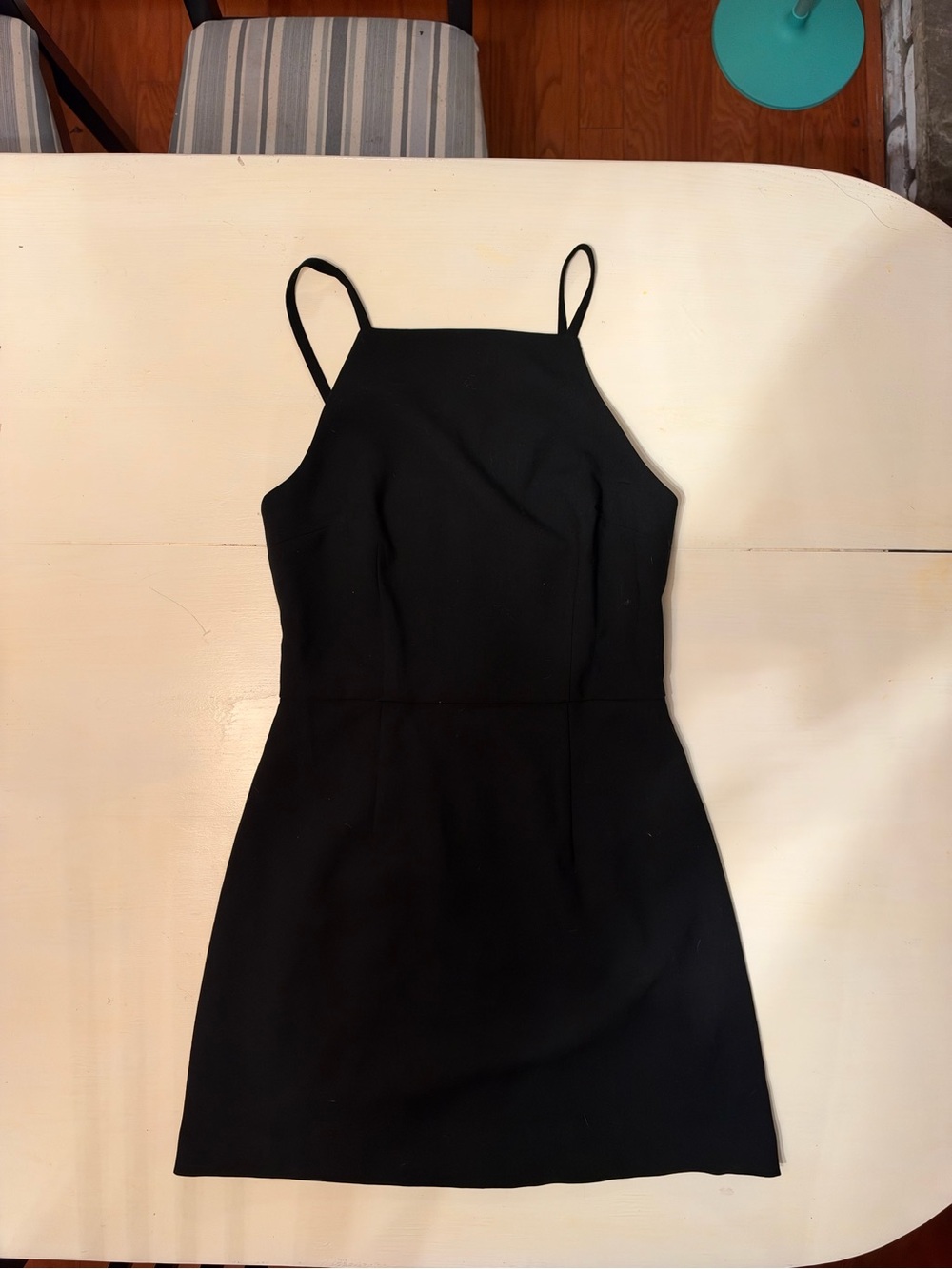French Connection Black Spaghetti-Strap Mini Dress